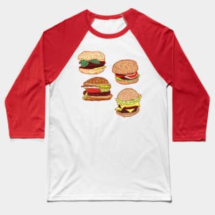 Burger-Enormous Baseball T-Shirt